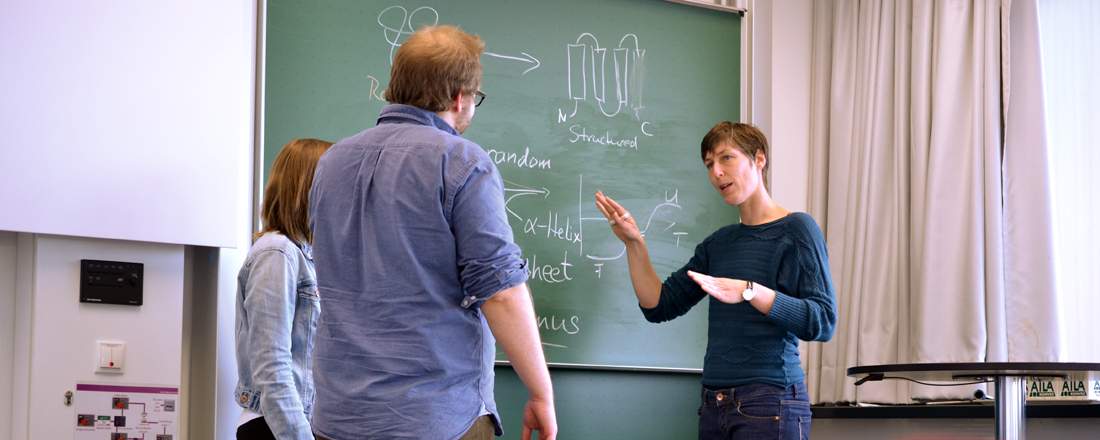 Vorlesung im Fachbereich Chemie an der Universität Bayreuth.